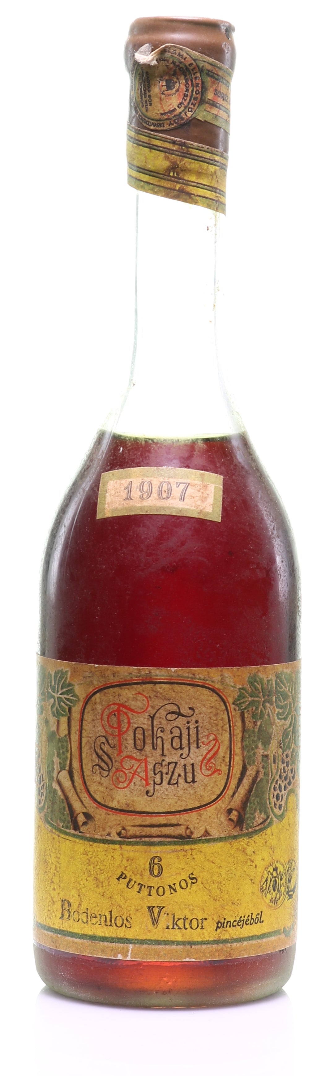 1907 Tokaji Aszu Bodenlos Viktor 6 puttonyos - legendaryvintages