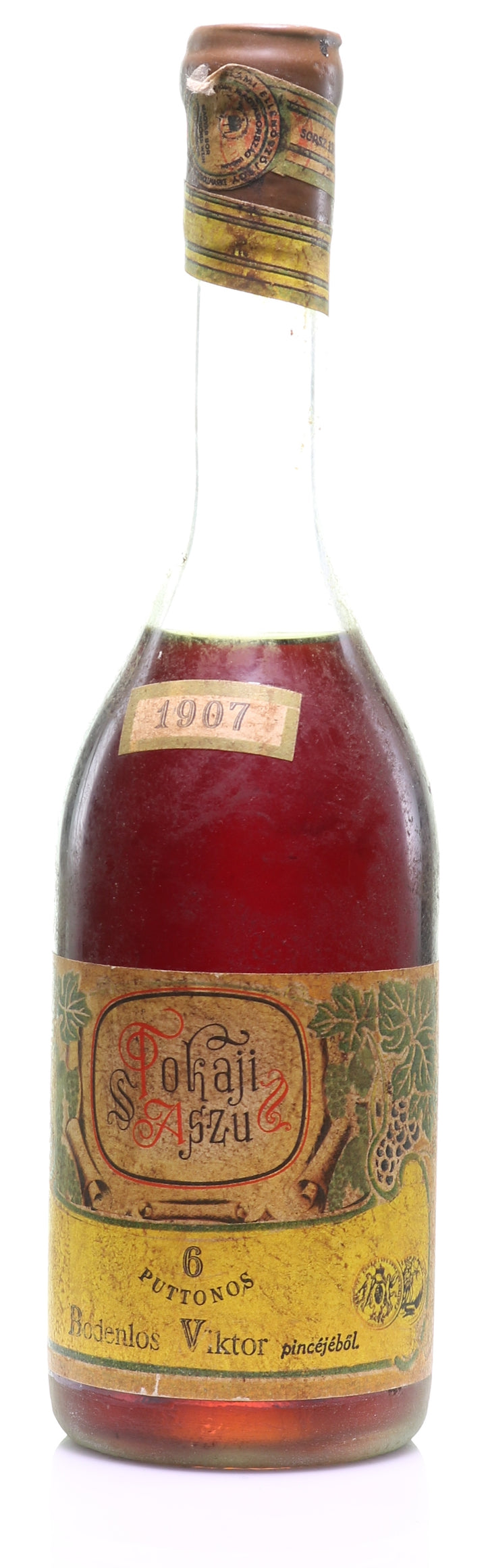 1907 Tokaji Aszu Bodenlos Viktor 6 puttonyos - legendaryvintages