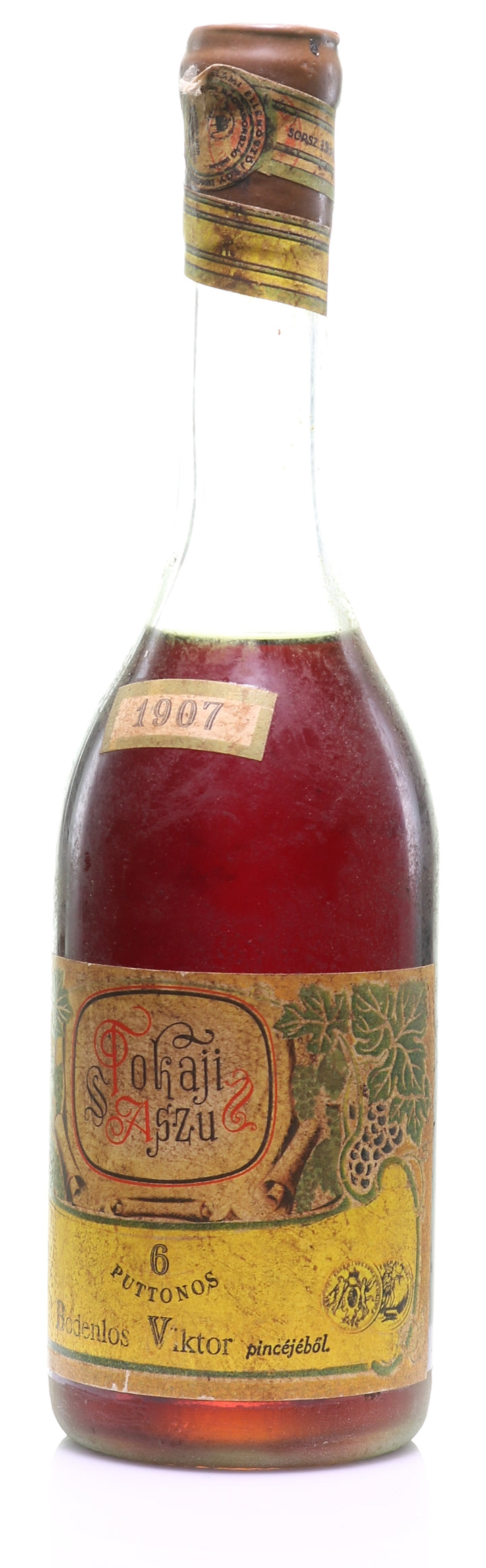 1907 Tokaji Aszu Bodenlos Viktor 6 puttonyos - legendaryvintages