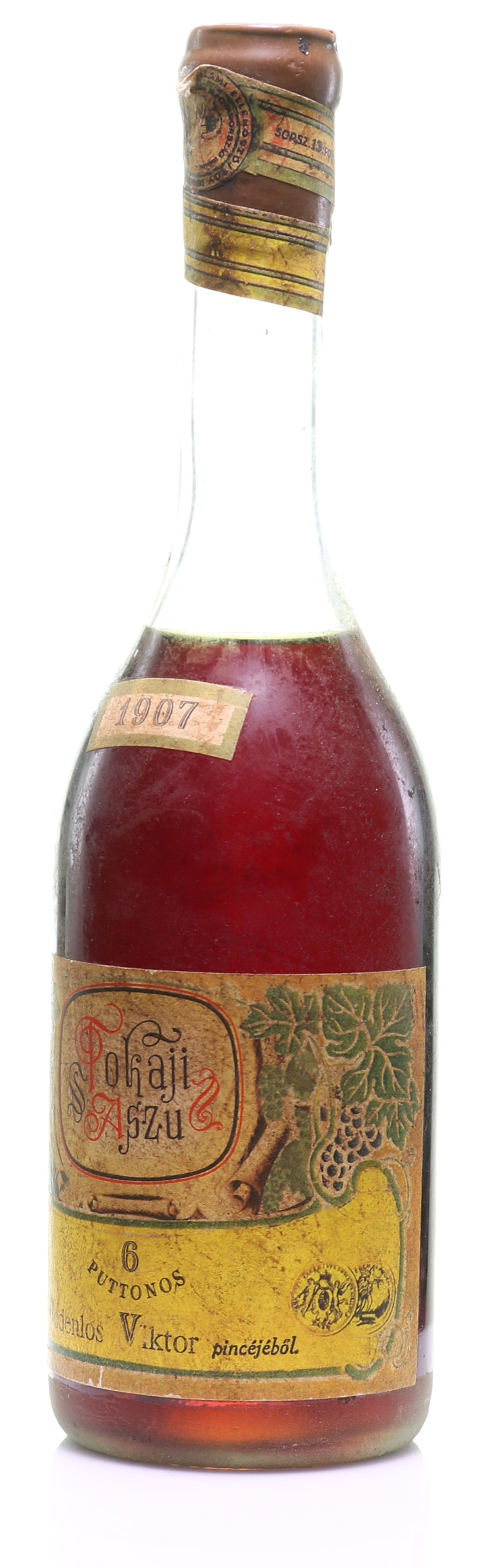 1907 Tokaji Aszu Bodenlos Viktor 6 puttonyos - legendaryvintages