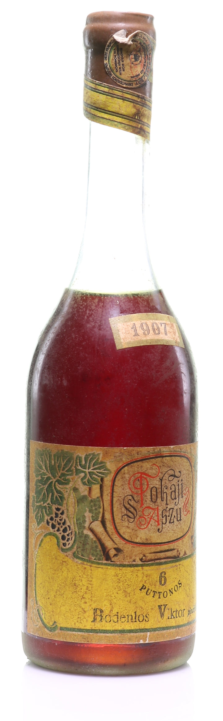 1907 Tokaji Aszu Bodenlos Viktor 6 puttonyos - legendaryvintages