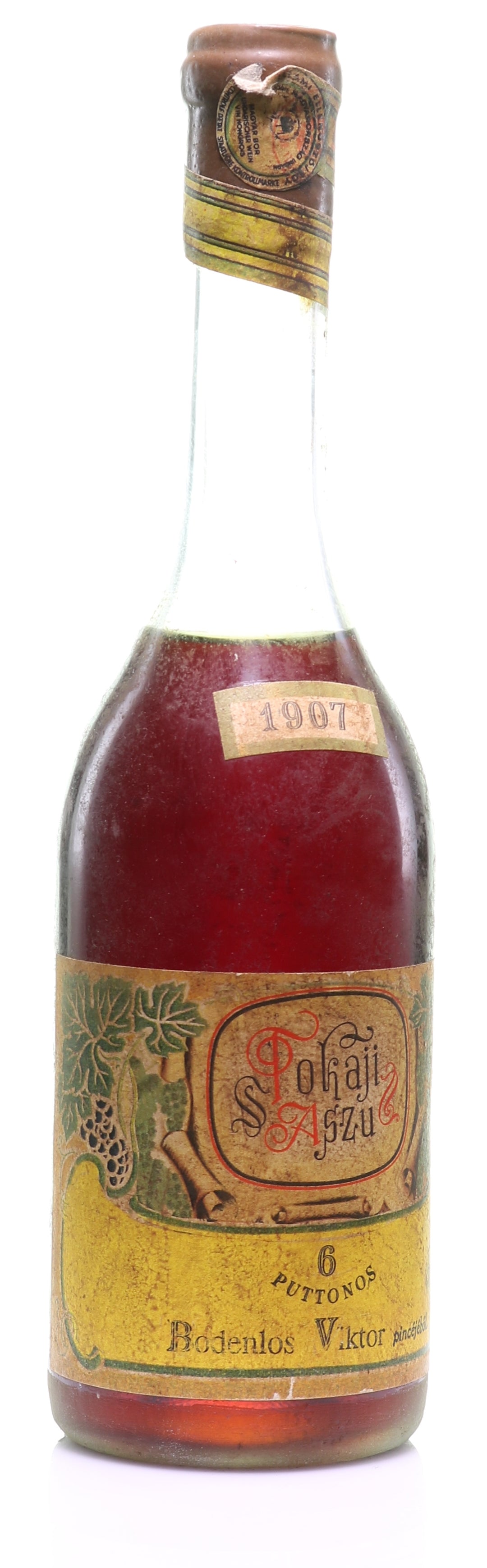 1907 Tokaji Aszu Bodenlos Viktor 6 puttonyos - legendaryvintages