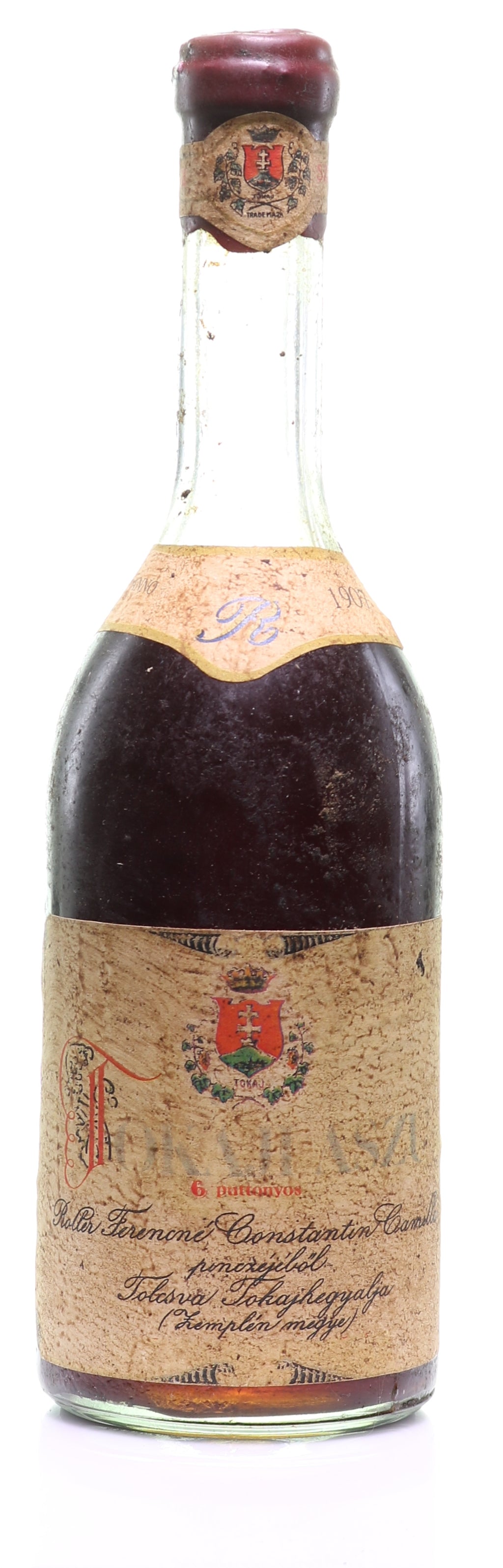 Tokaji Aszú 1907 Rotler & Constatin  6 Puttonyos - legendaryvintages