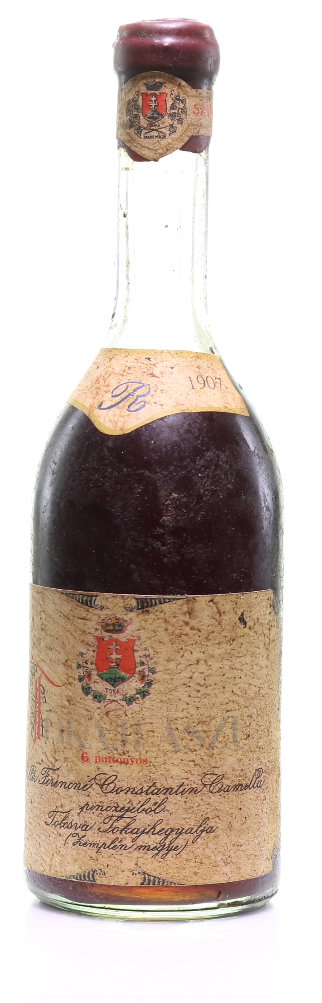 Tokaji Aszú 1907 Rotler & Constatin  6 Puttonyos - legendaryvintages