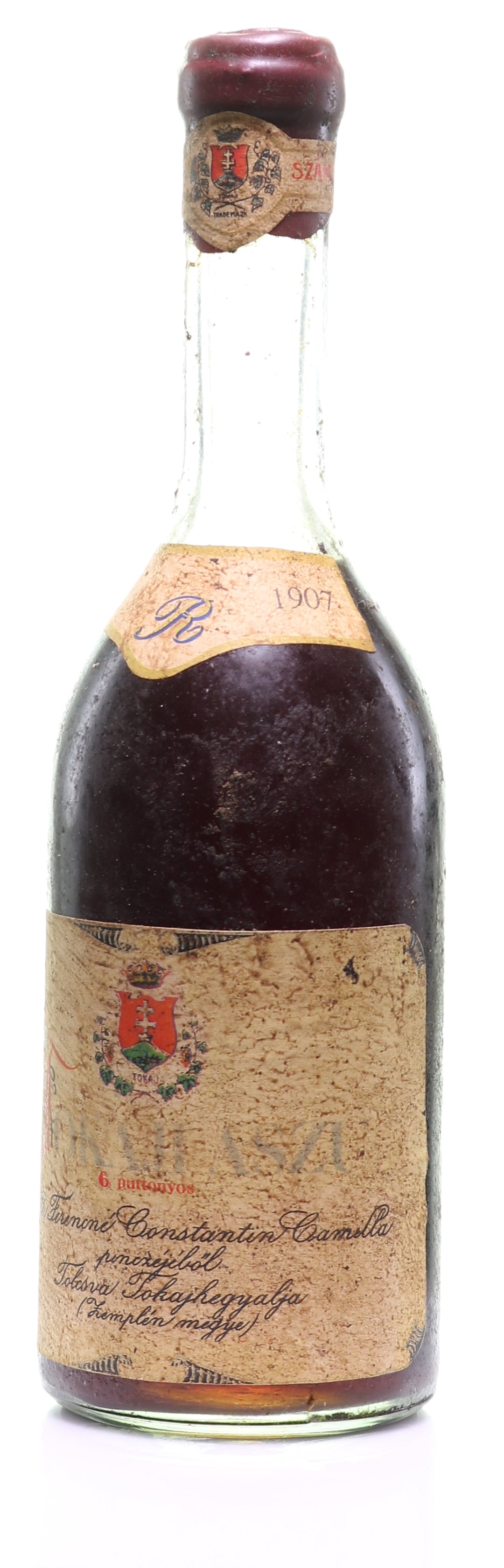 Tokaji Aszú 1907 Rotler & Constatin  6 Puttonyos - legendaryvintages