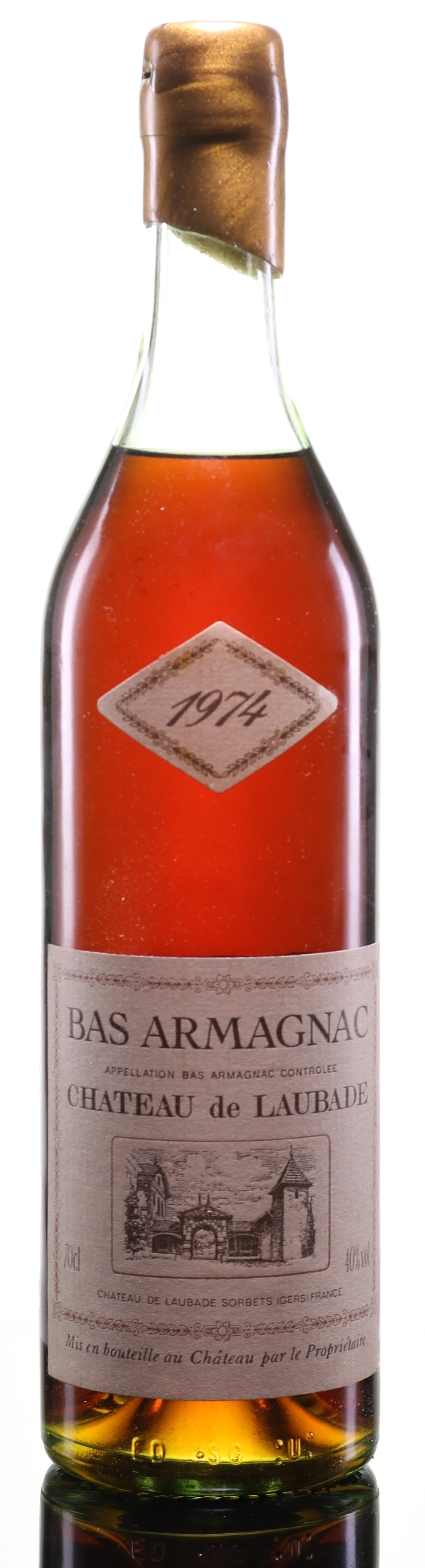 Armagnac 1974 Château de Laubade - legendaryvintages