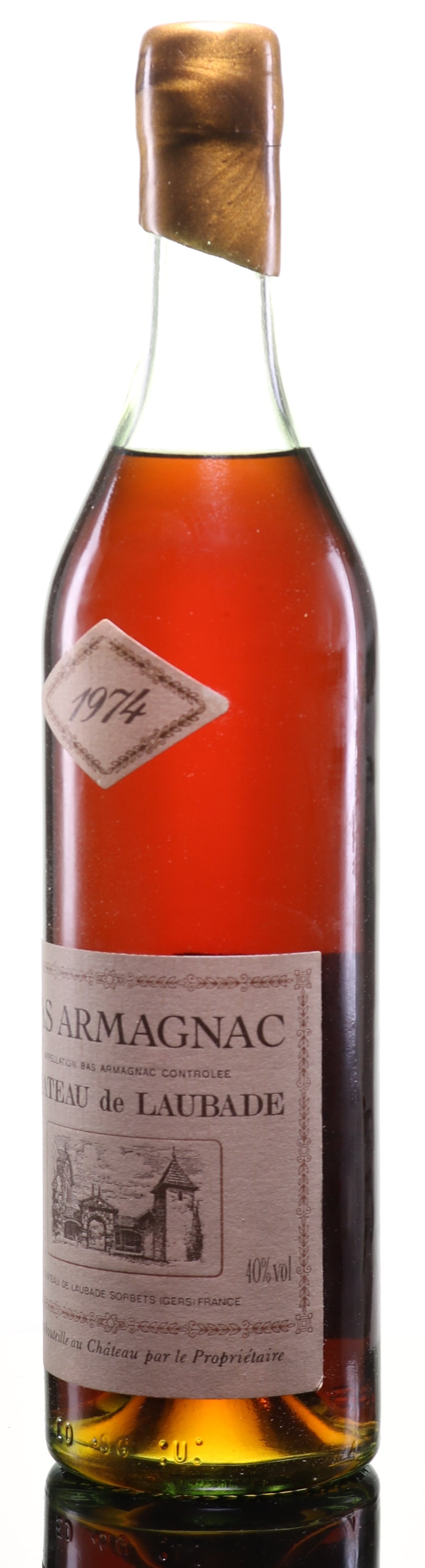 Armagnac 1974 Château de Laubade - legendaryvintages