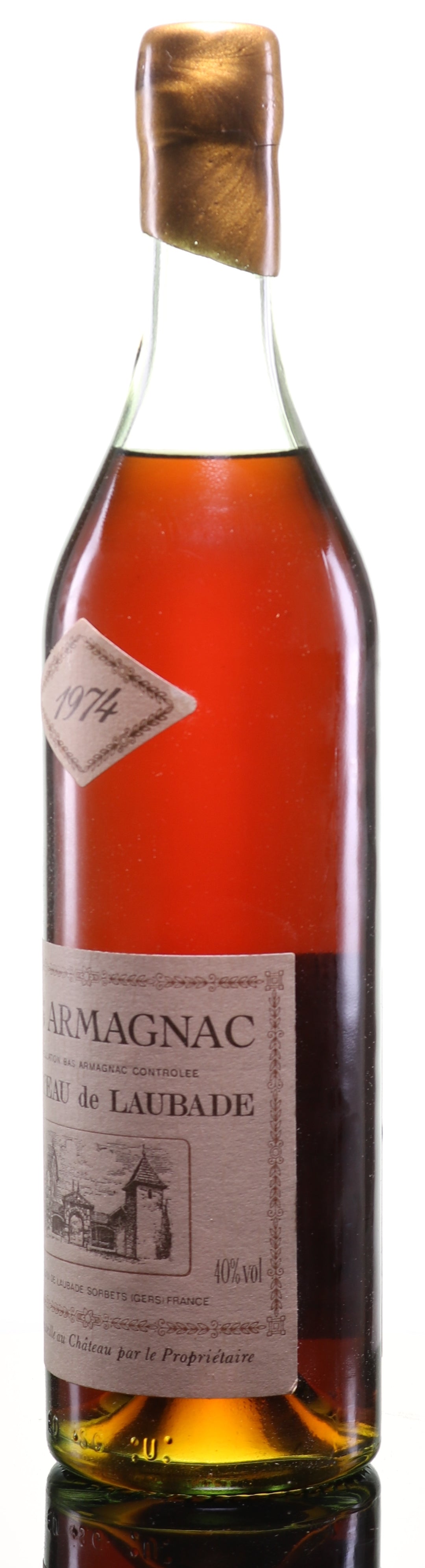 Armagnac 1974 Château de Laubade - legendaryvintages