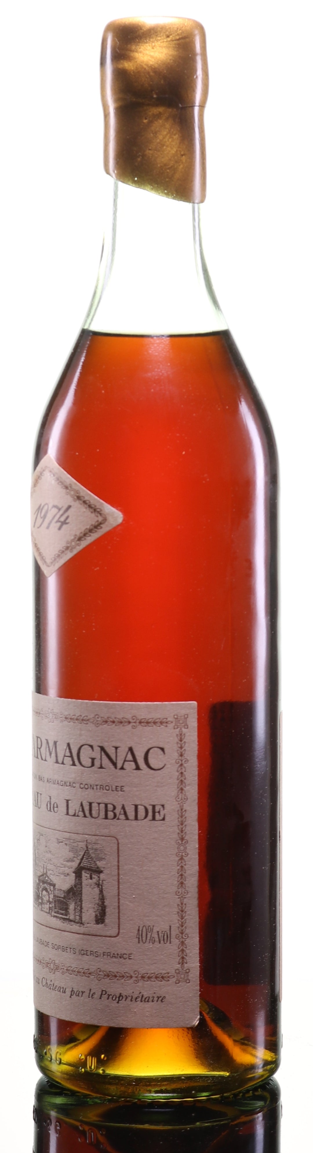 Armagnac 1974 Château de Laubade - legendaryvintages