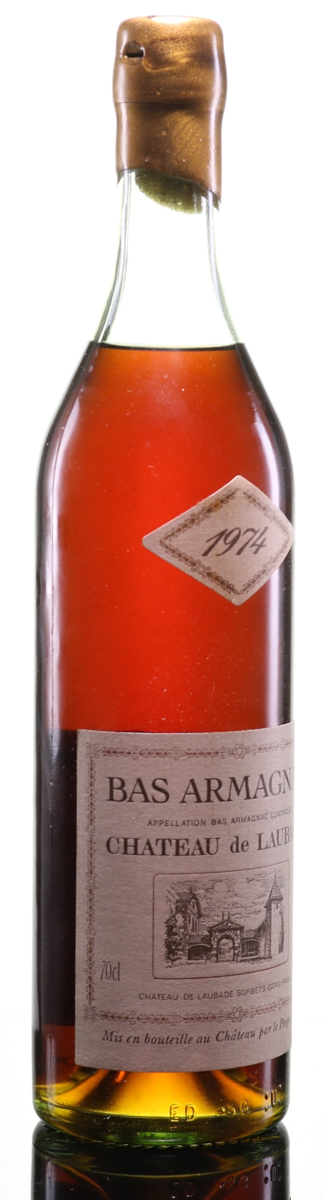 Armagnac 1974 Château de Laubade - legendaryvintages