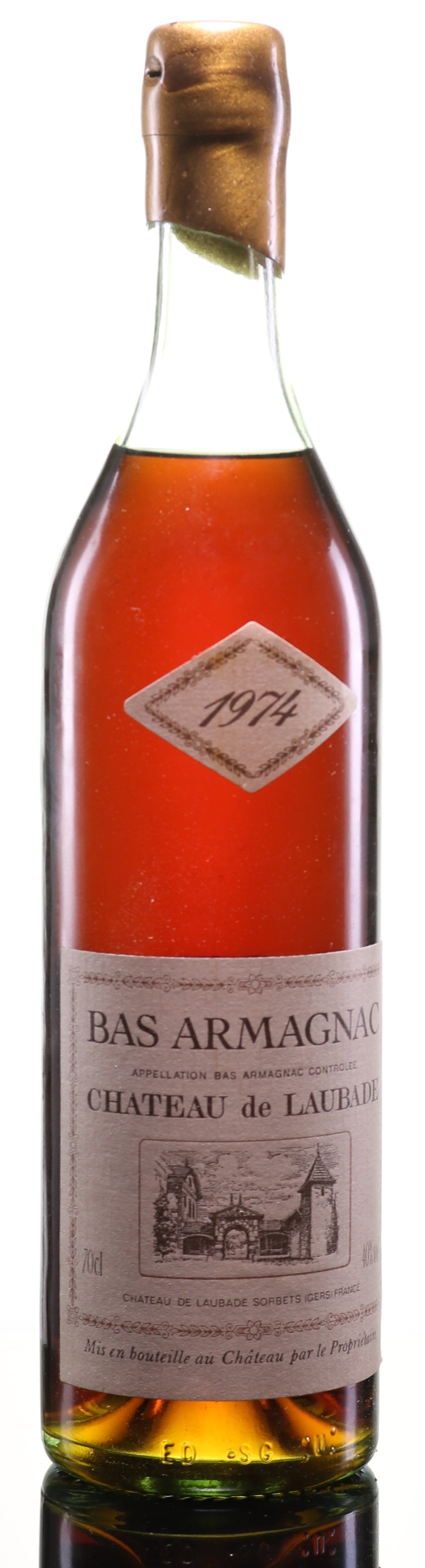 Armagnac 1974 Château de Laubade - legendaryvintages