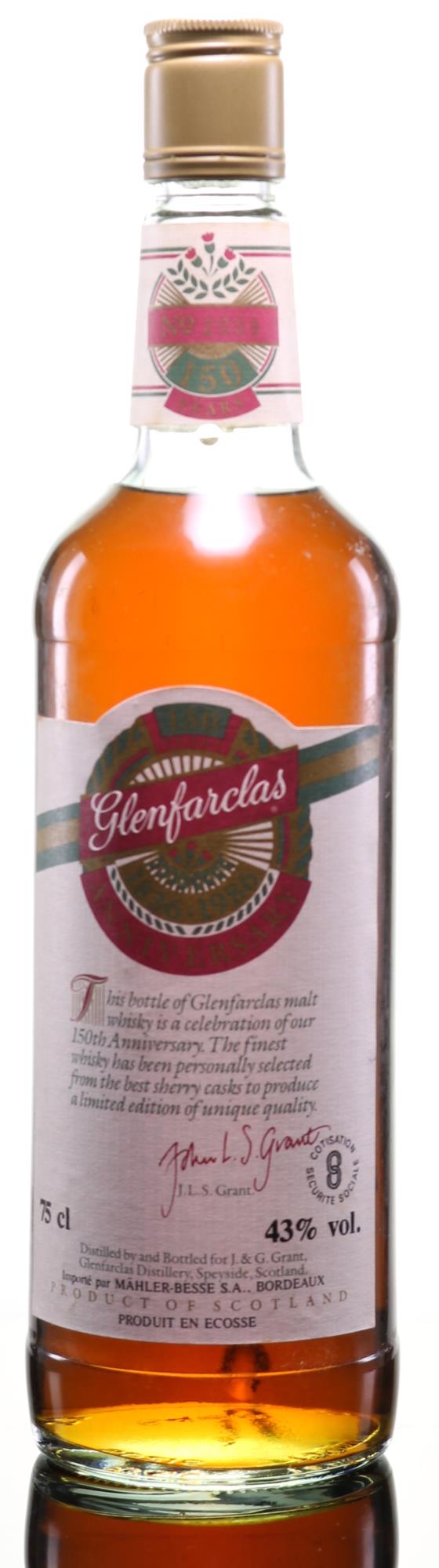 Glenfarclas 150th Anniversary Single Malt Scotch Whisky - legendaryvintages