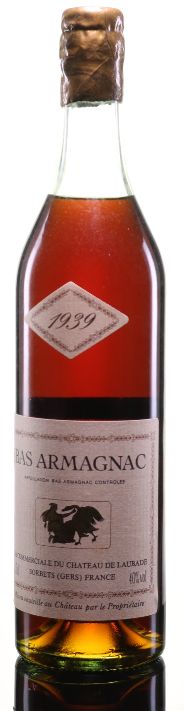 Armagnac 1939 Château de Laubade - legendaryvintages