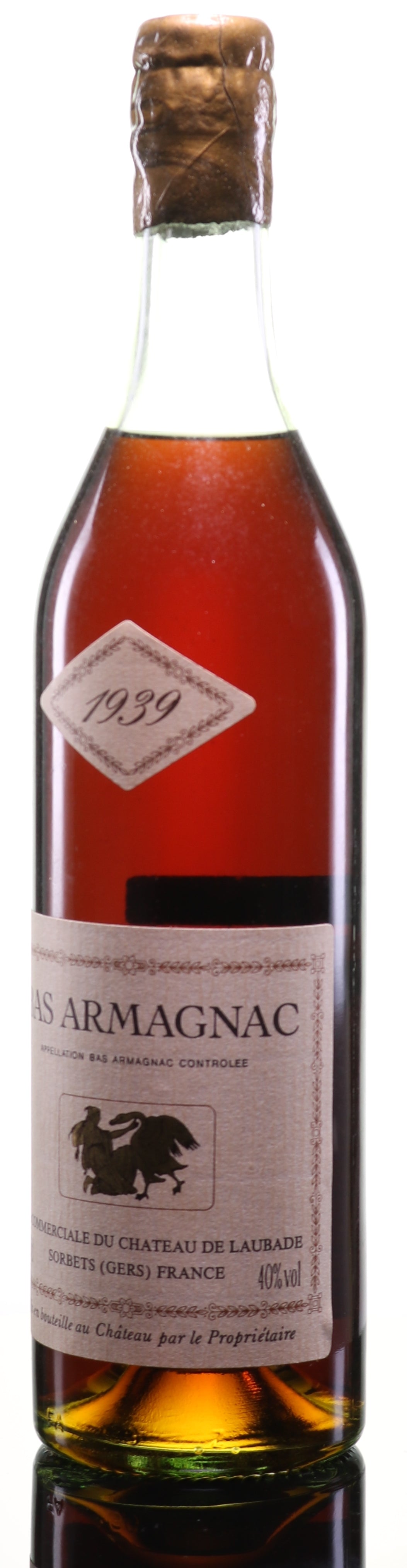 Armagnac 1939 Château de Laubade - legendaryvintages