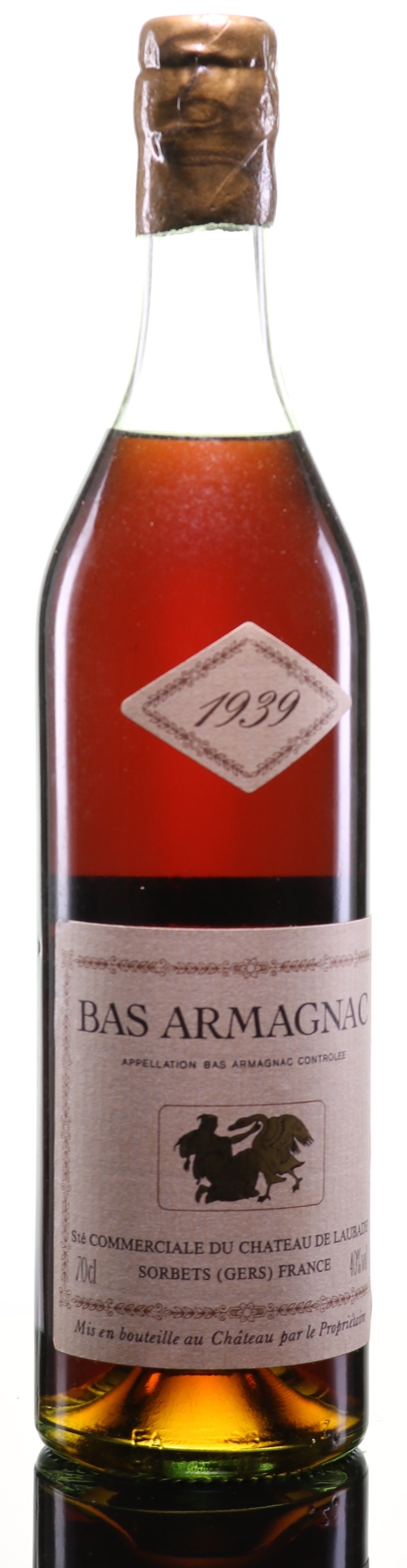 Armagnac 1939 Château de Laubade - legendaryvintages