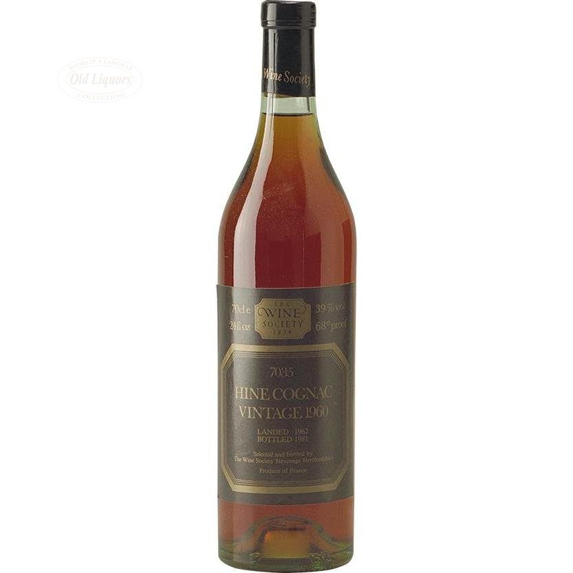 Cognac 1960 Hine Wine Society SKU 3249