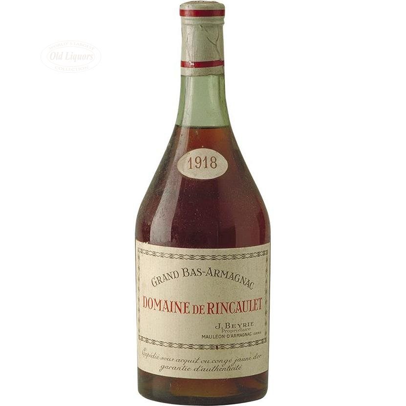 Armagnac 1918 Domaine Rincaulet SKU 4202