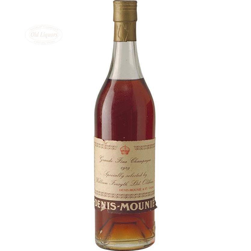 Cognac 1929 Denis Mouni Grand Champagne William Forsyth SKU 4777