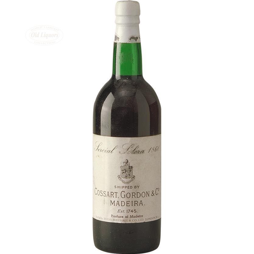 Madeira 1860 Cossart Gordon Sercial Solera SKU 3958