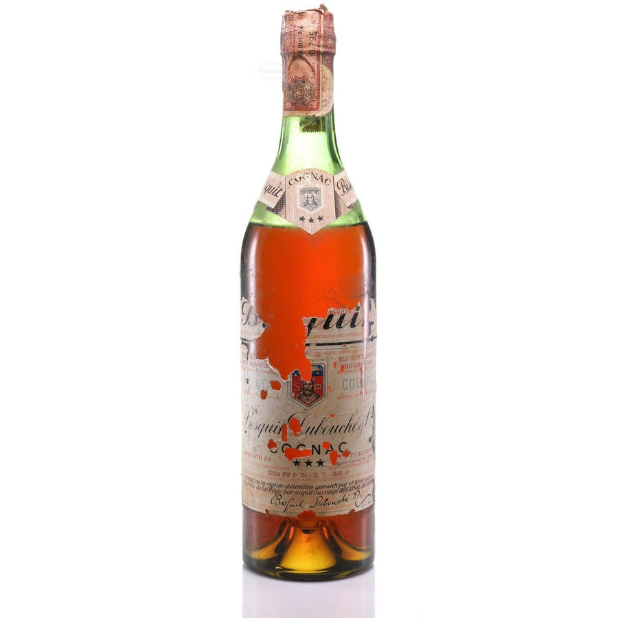 Cognac Bisquit Dubouch Three Stars 1970s SKU 6584