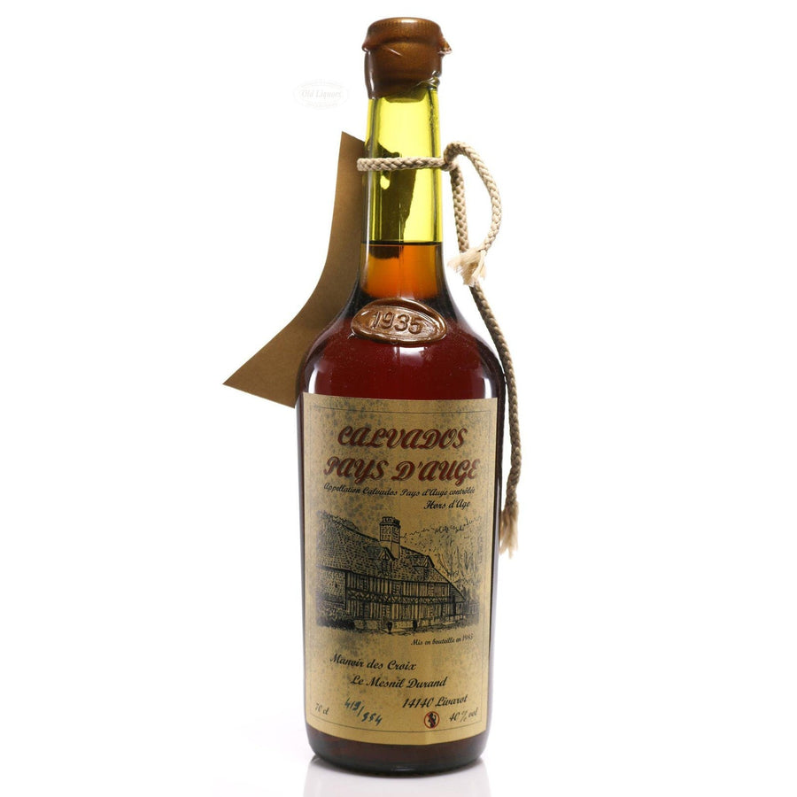 Calvados 1935 Manoir des Croix SKU 9598