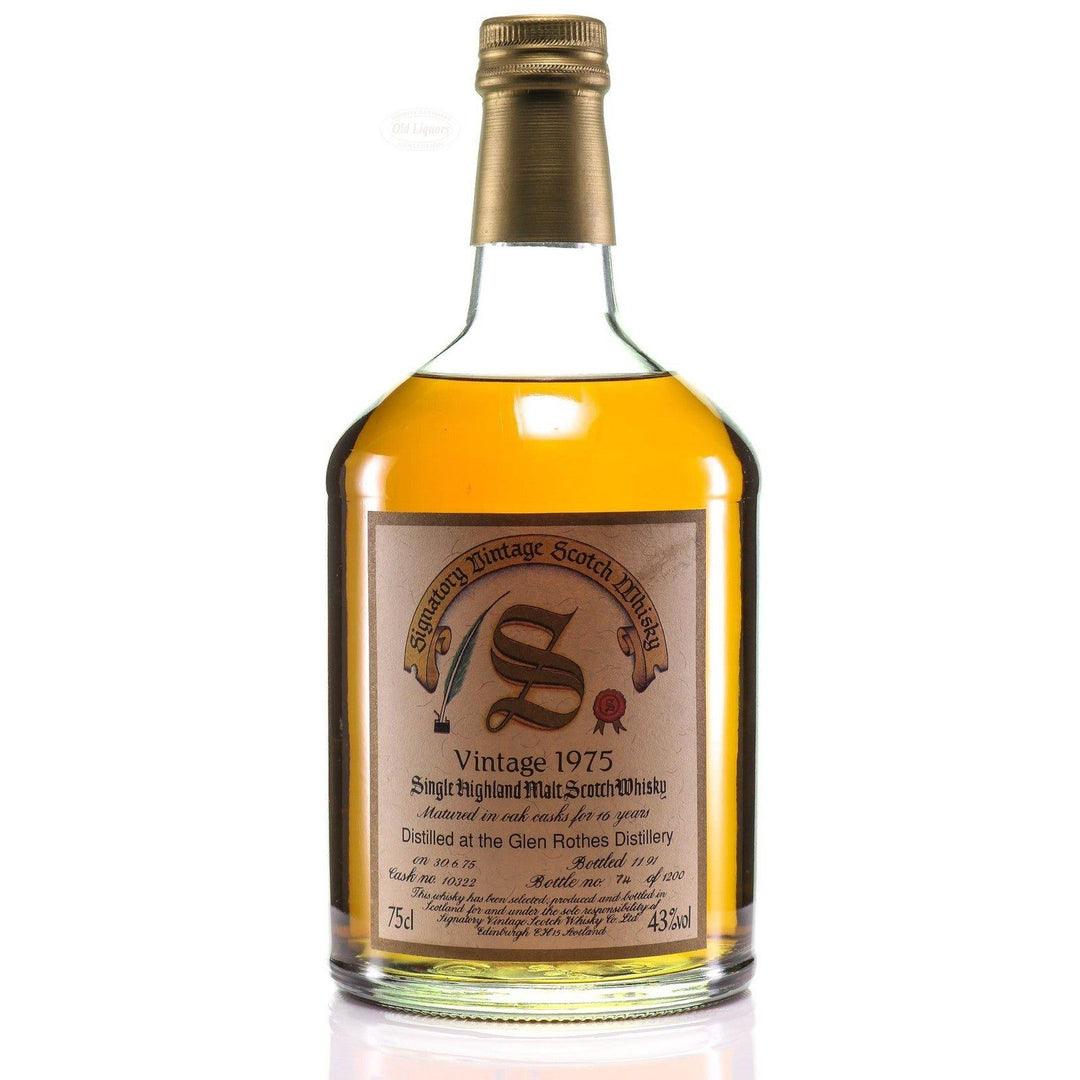 Whisky 1975 Glen Rothes Signatory SKU 12688