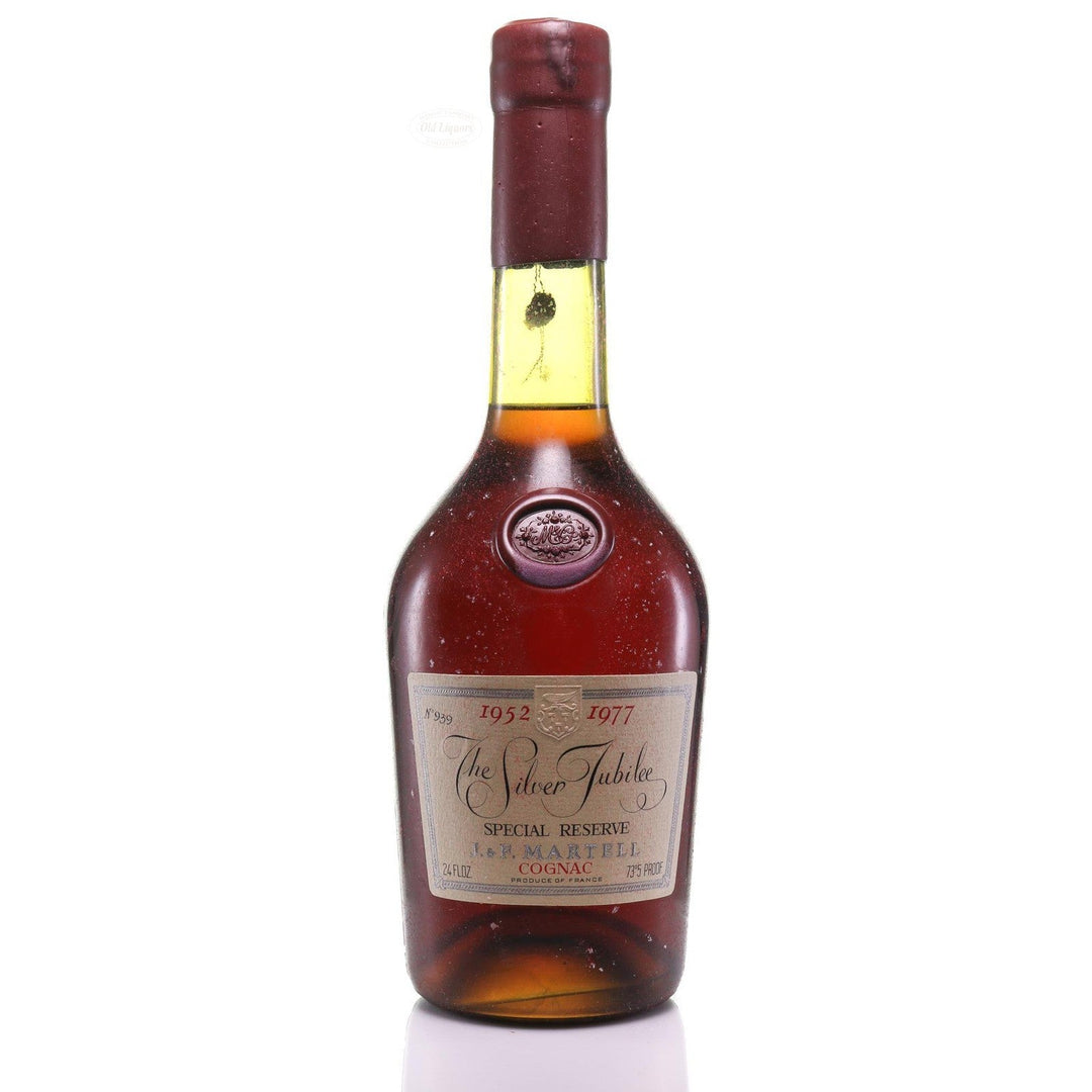 Cognac Martell 1952 1977 Queen Silver Jubilee SKU 9697