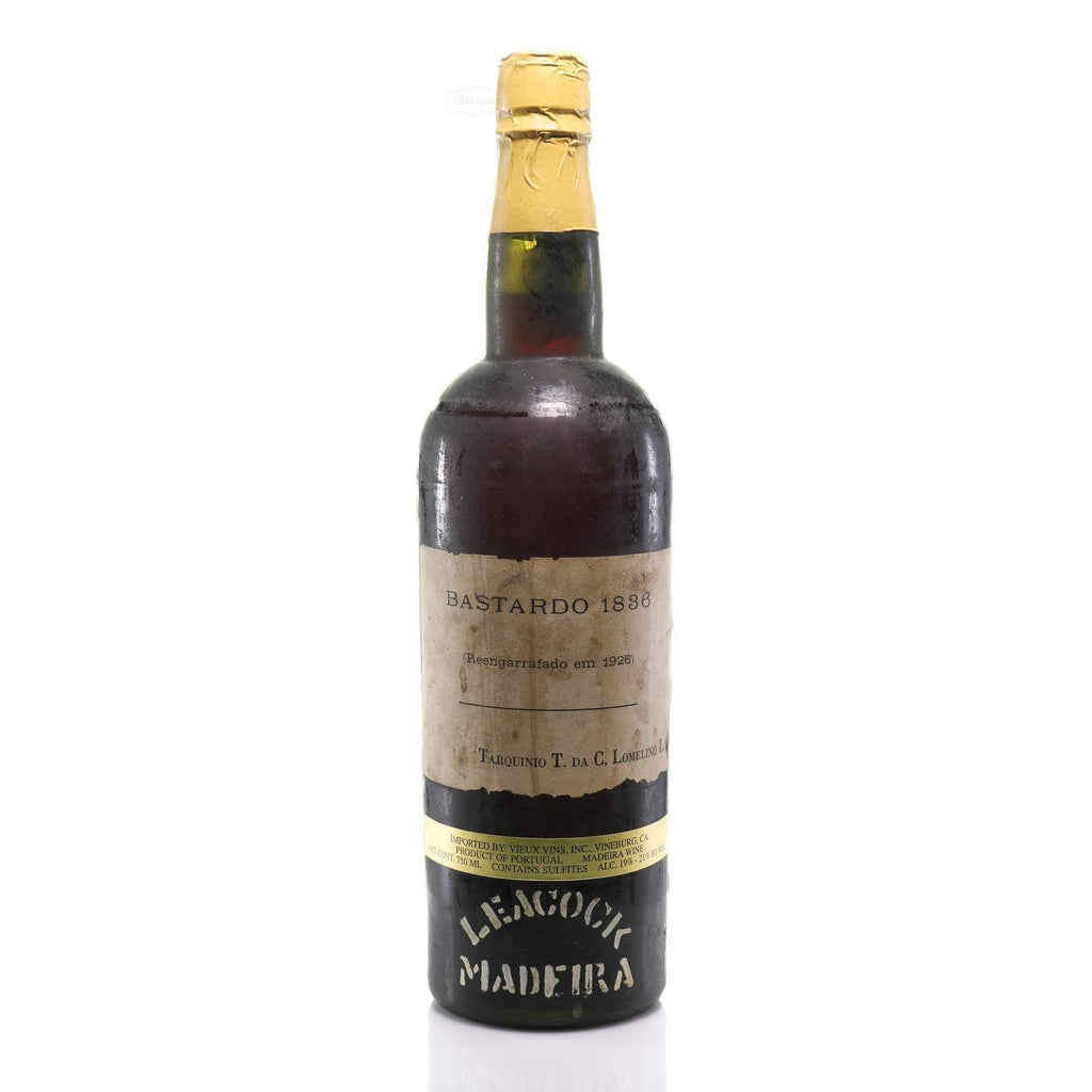 Madeira 1836 Lomelino Pedro Bastardo SKU 8154