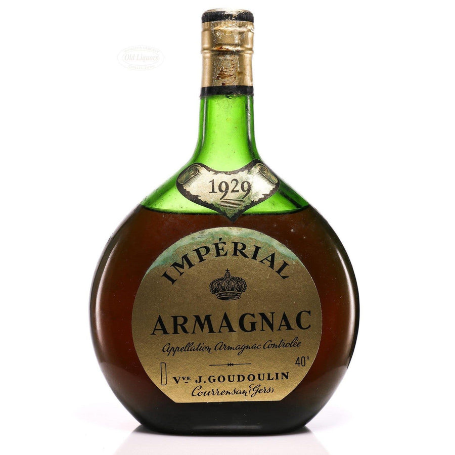 Armagnac 1929 Goudoulin Veuve SKU 9398