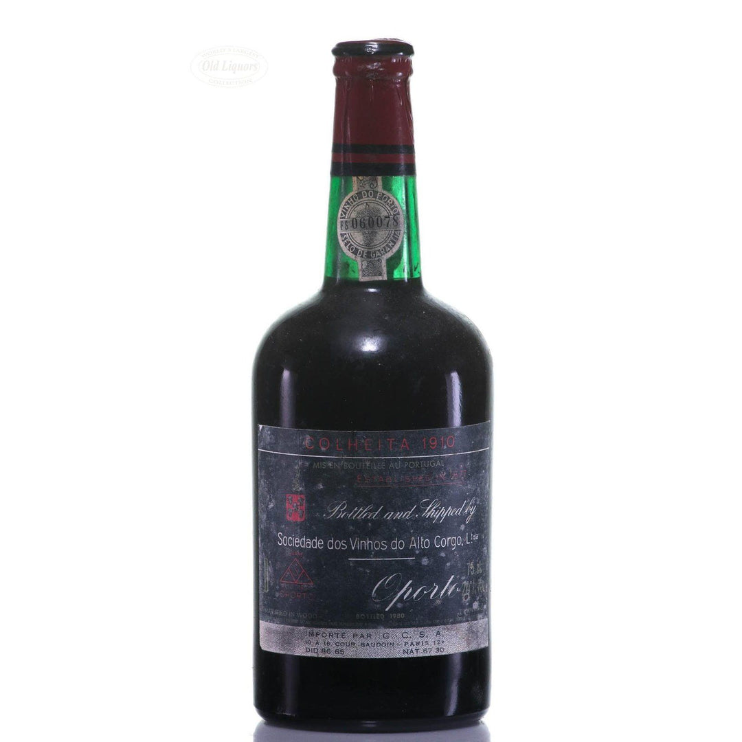 Port 1910 Sociedade dos Vinhos Alto Corgo SKU 8945