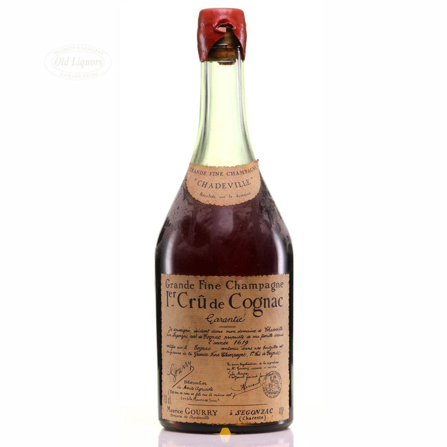 Cognac 1940s Gourry Chadeville Grande Fine Champagne SKU 4274