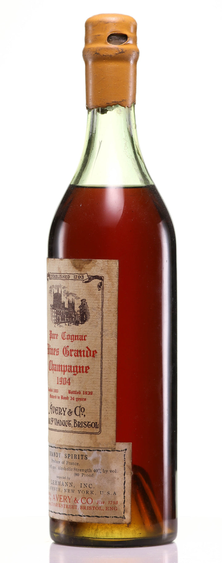 1904 Hine Grande Champagne Vintage Cognac - legendaryvintages