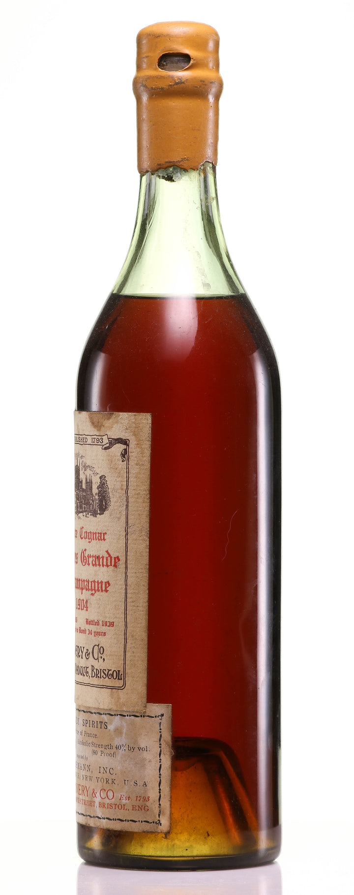 1904 Hine Grande Champagne Vintage Cognac - legendaryvintages