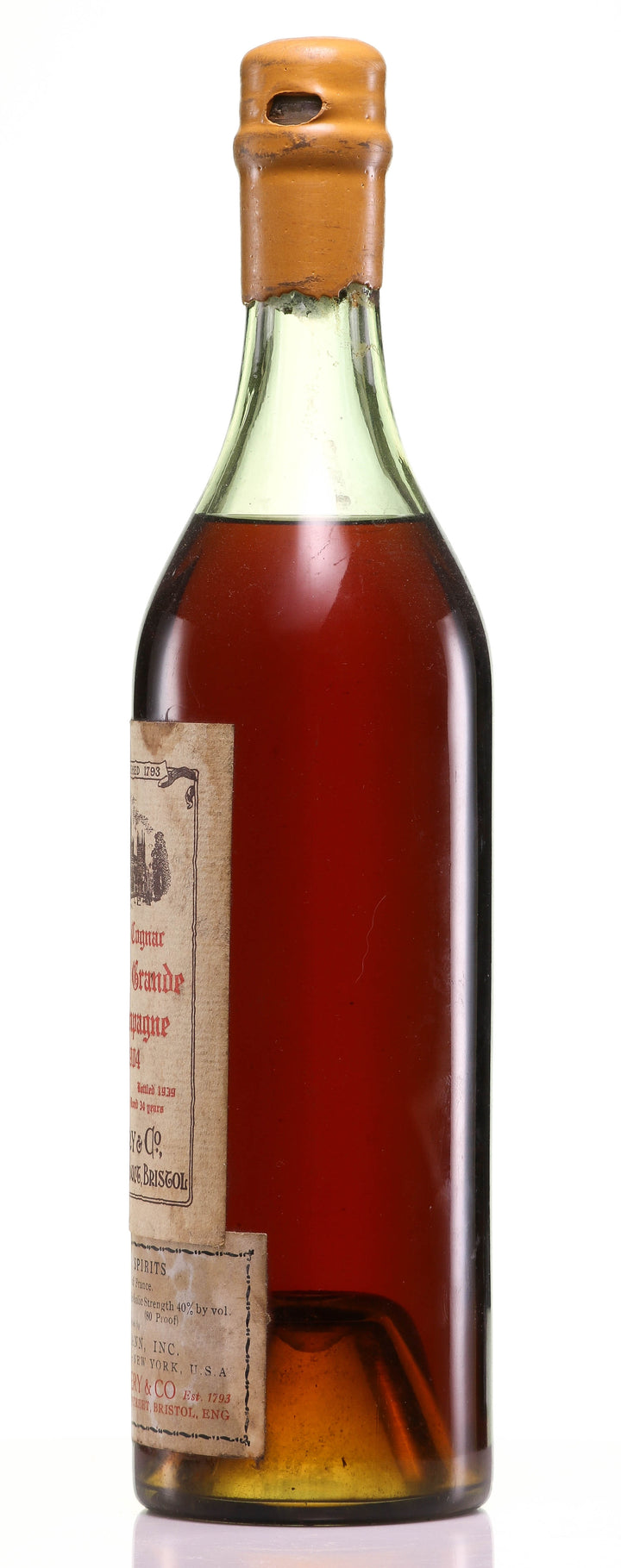 1904 Hine Grande Champagne Vintage Cognac - legendaryvintages