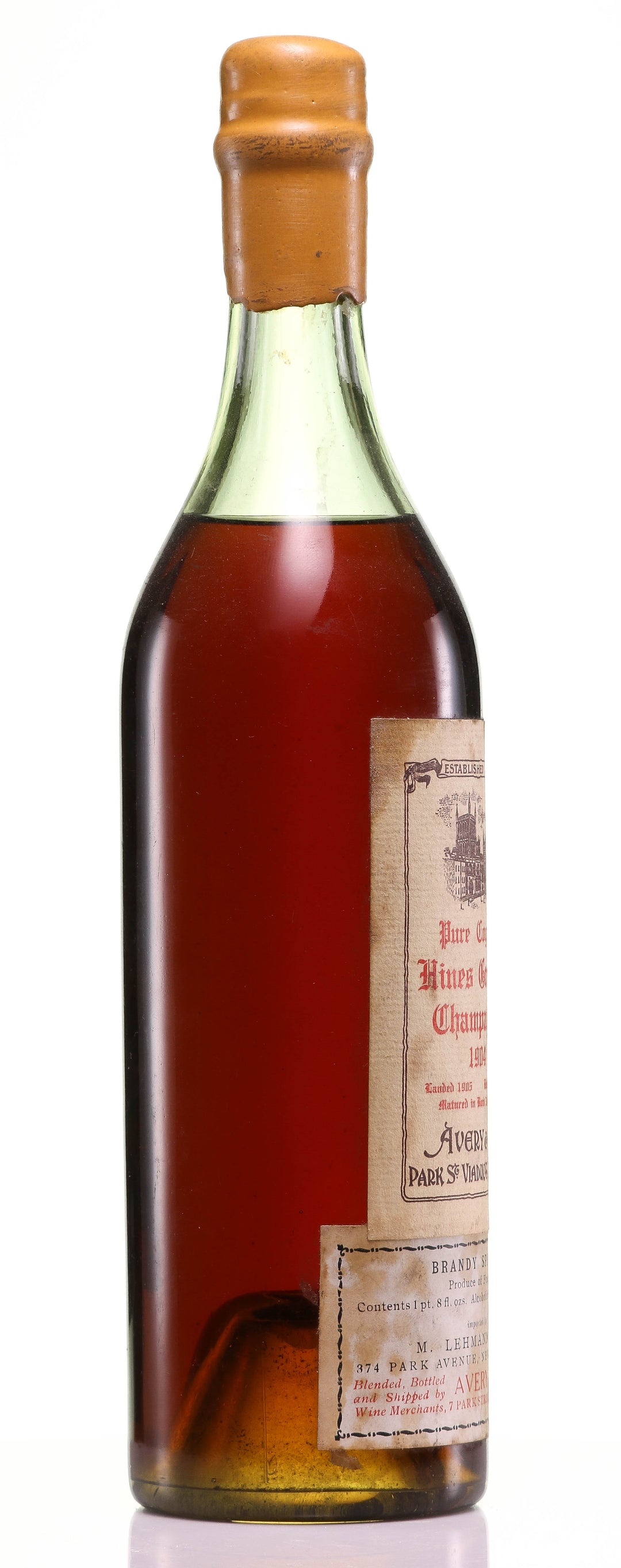 1904 Hine Grande Champagne Vintage Cognac - legendaryvintages