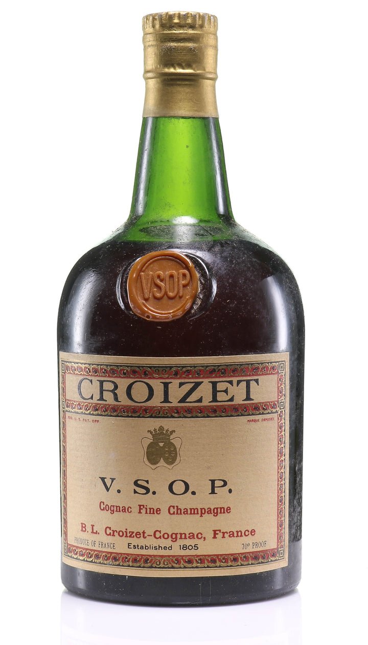 Croizet V.S.O.P. Fine Champagne Cognac - legendaryvintages