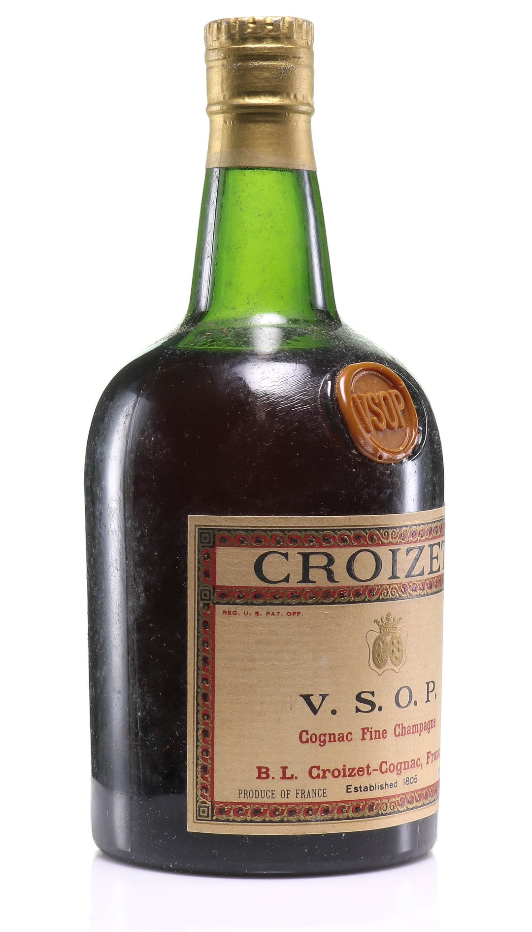 Croizet V.S.O.P. Fine Champagne Cognac - legendaryvintages