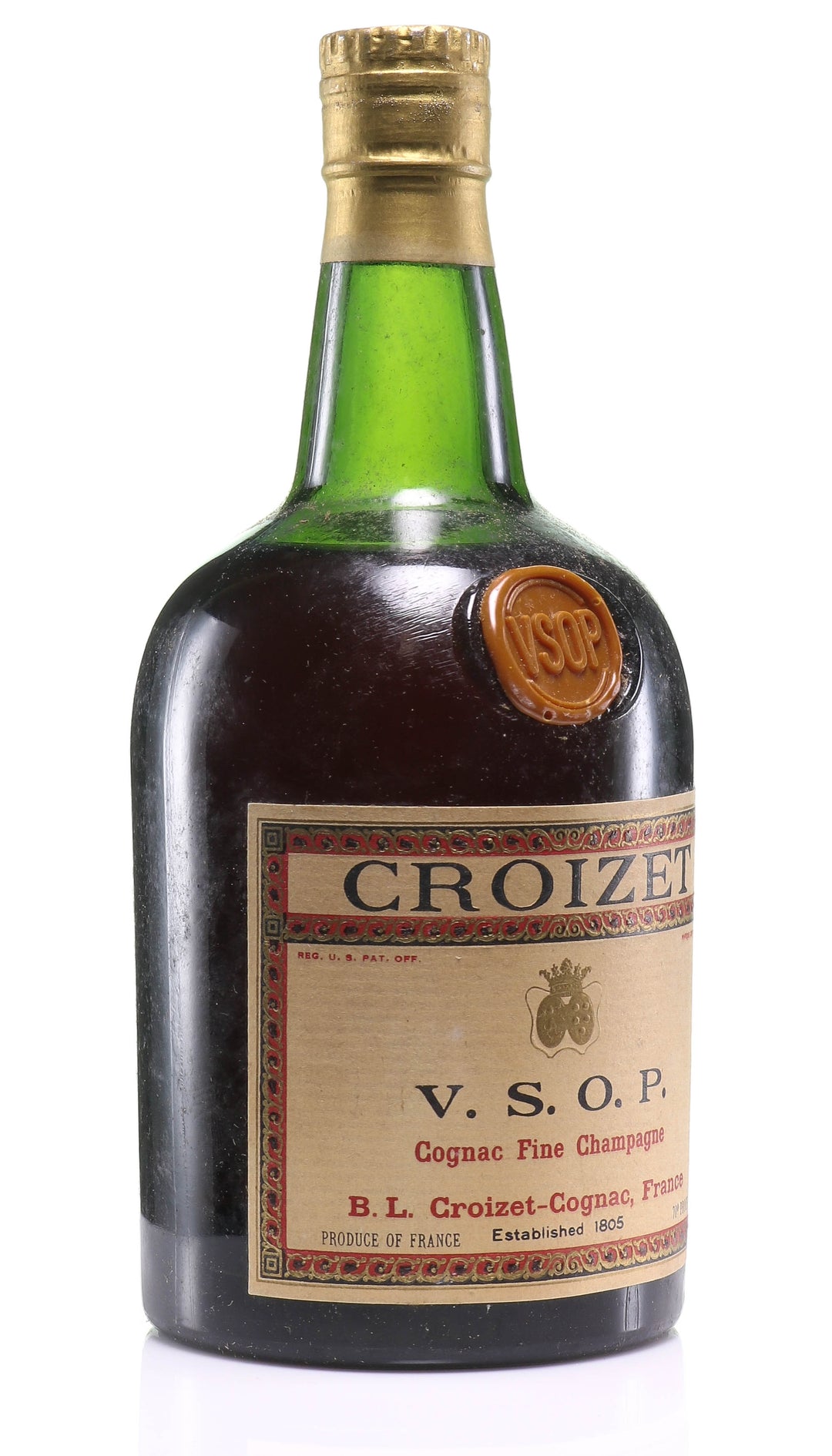 Croizet V.S.O.P. Fine Champagne Cognac - legendaryvintages