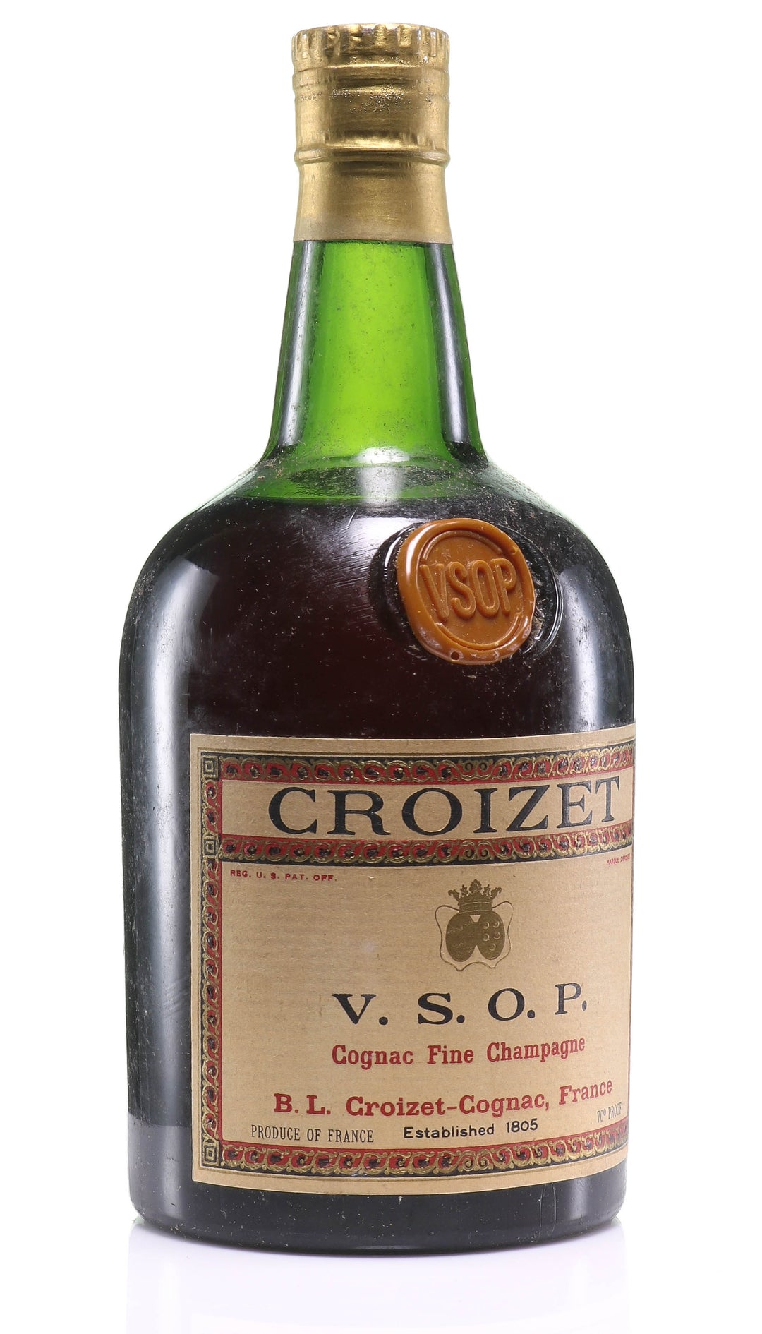 Croizet V.S.O.P. Fine Champagne Cognac - legendaryvintages