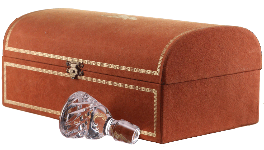 Cognac Hine Carafe Cristal in presentation box - legendaryvintages