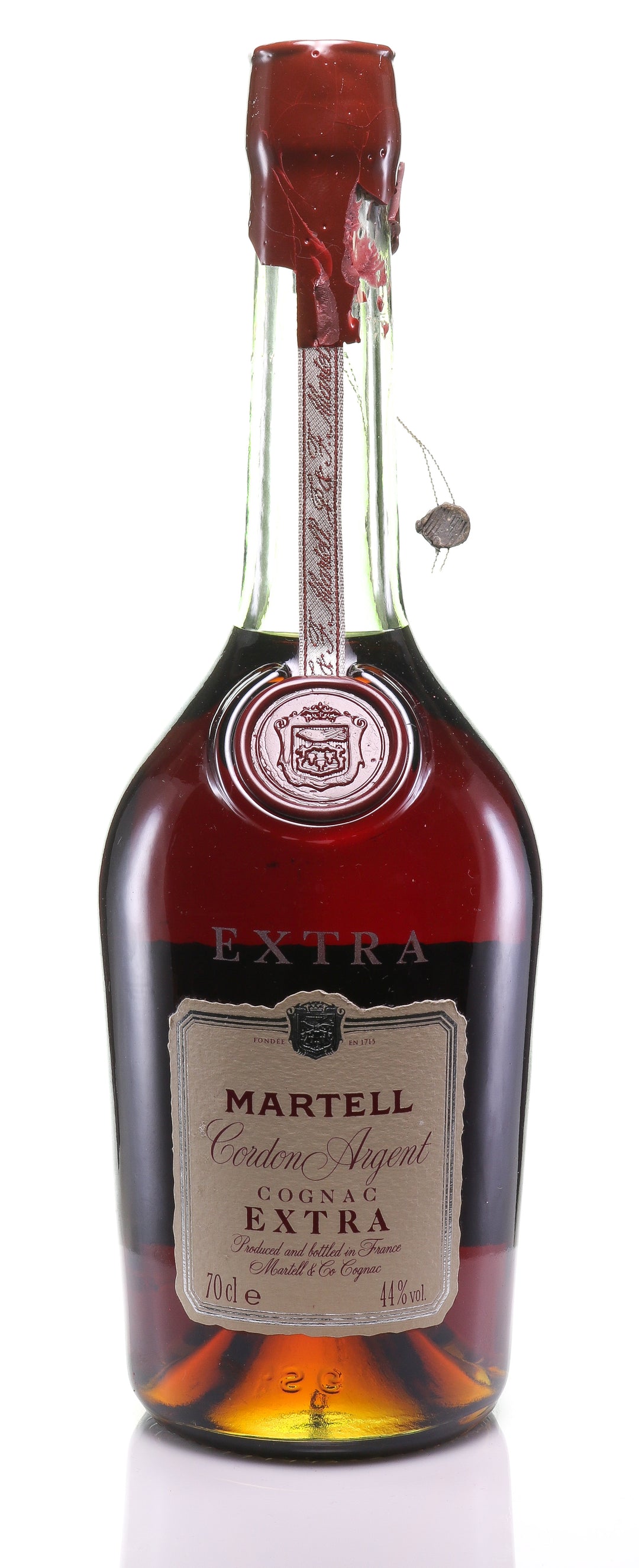 Martell Cordon Argent Extra Cognac Bot.1980s - legendaryvintages