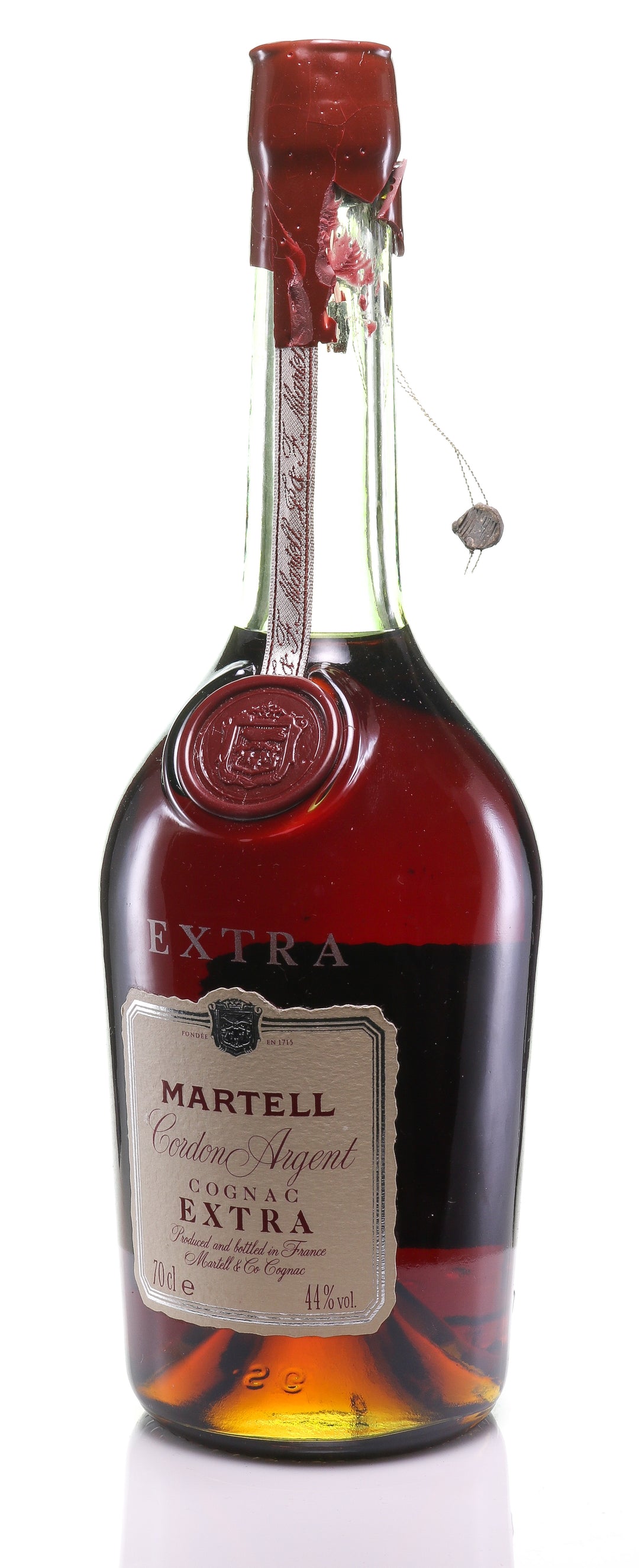 Martell Cordon Argent Extra Cognac Bot.1980s - legendaryvintages