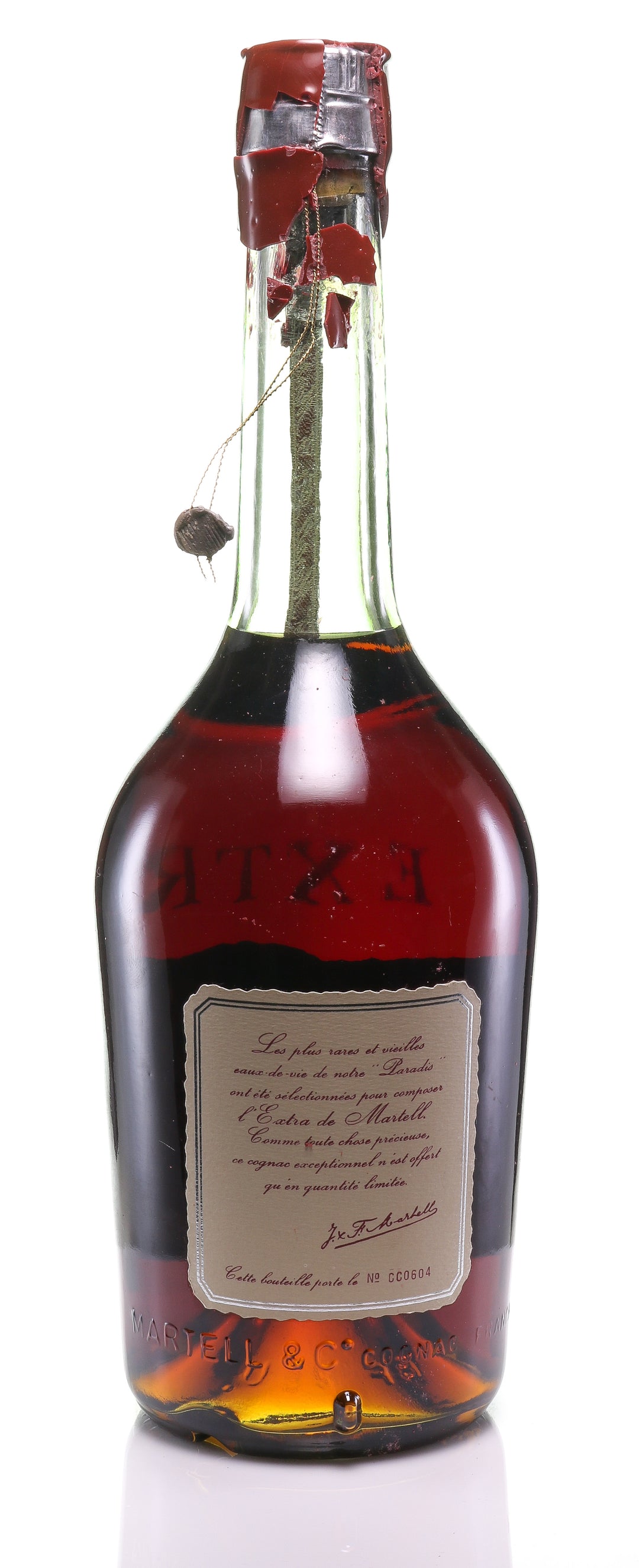 Martell Cordon Argent Extra Cognac Bot.1980s - legendaryvintages