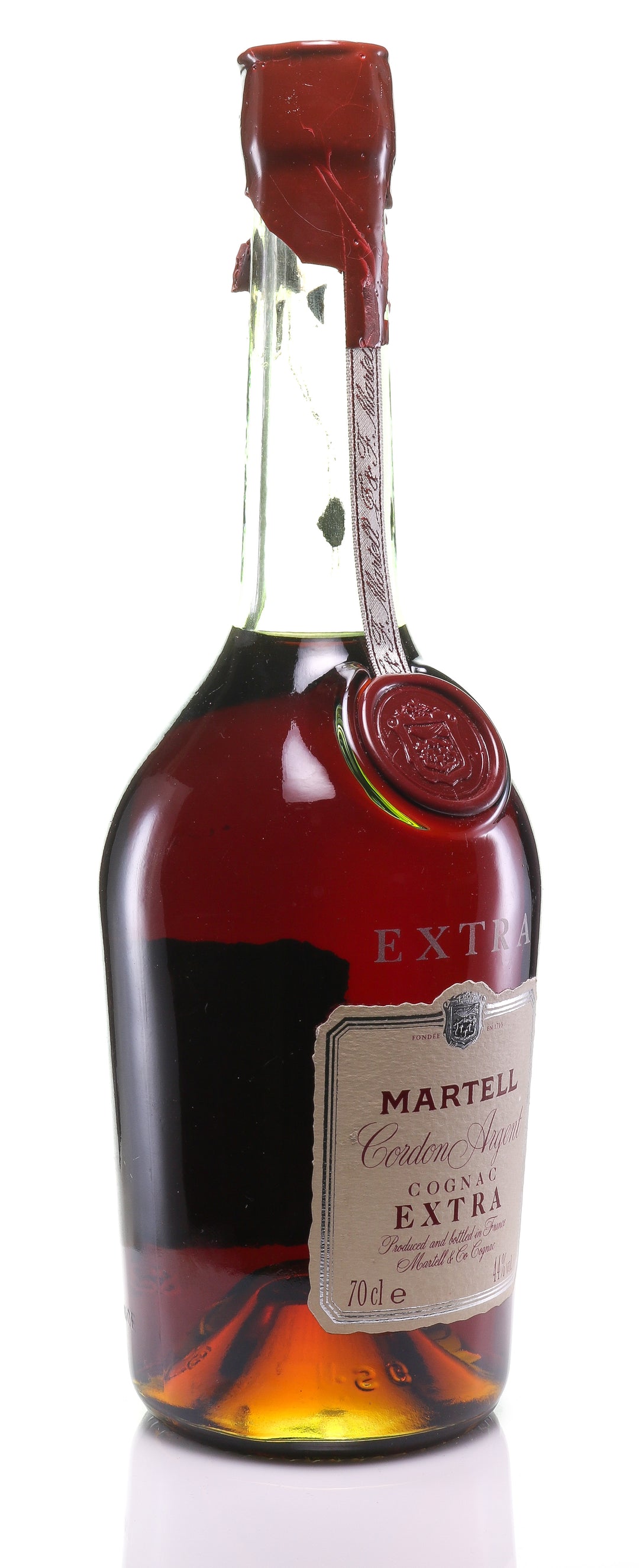 Martell Cordon Argent Extra Cognac Bot.1980s - legendaryvintages