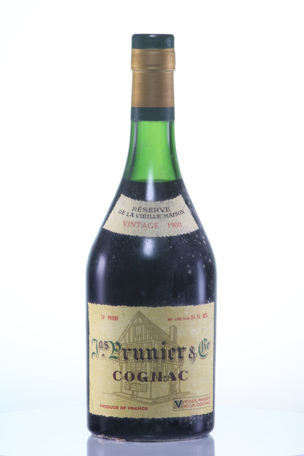 1900 Prunier Reserve de la Vieille Maison Vintage Cognac - legendaryvintages