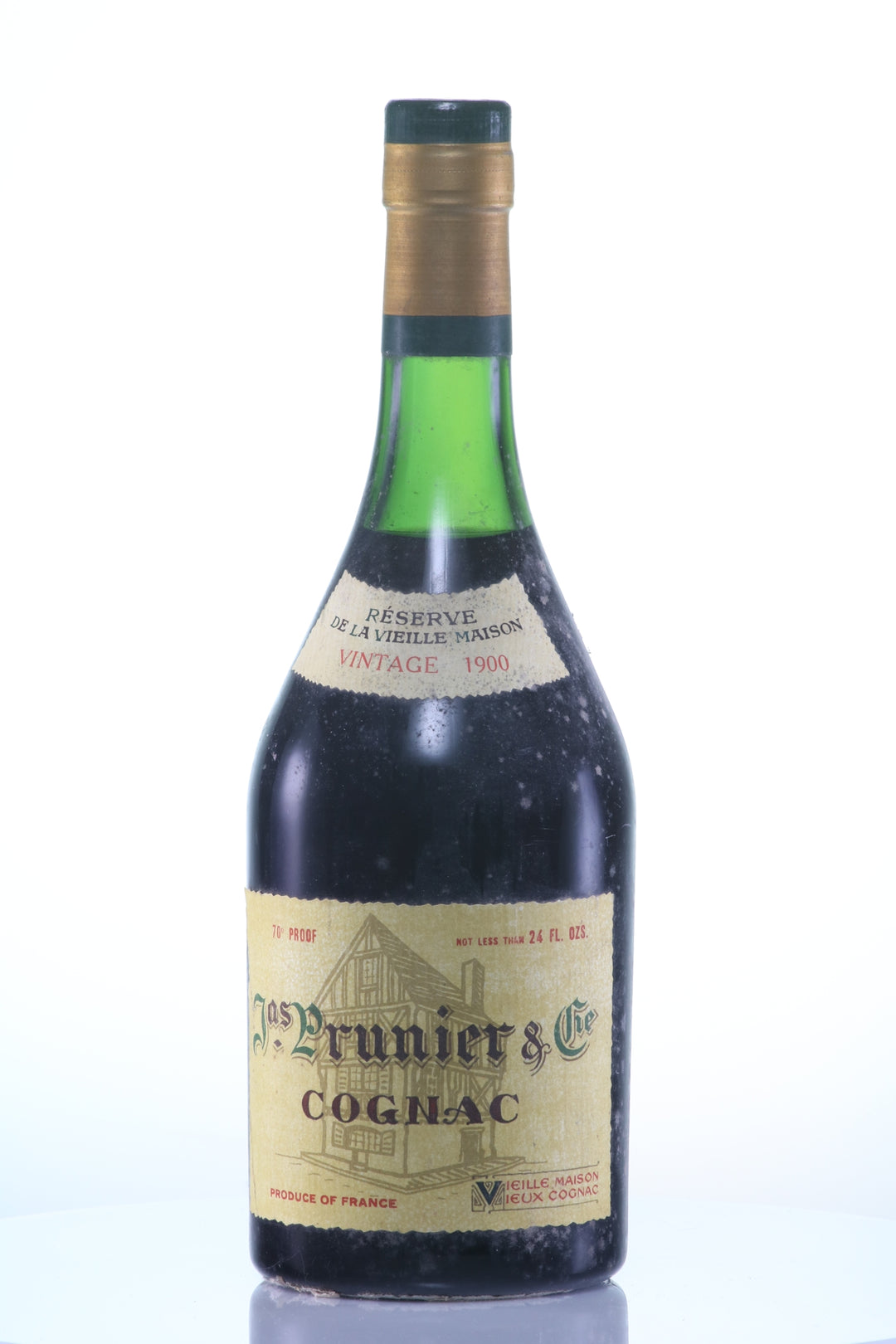 1900 Prunier Reserve de la Vieille Maison Vintage Cognac - legendaryvintages