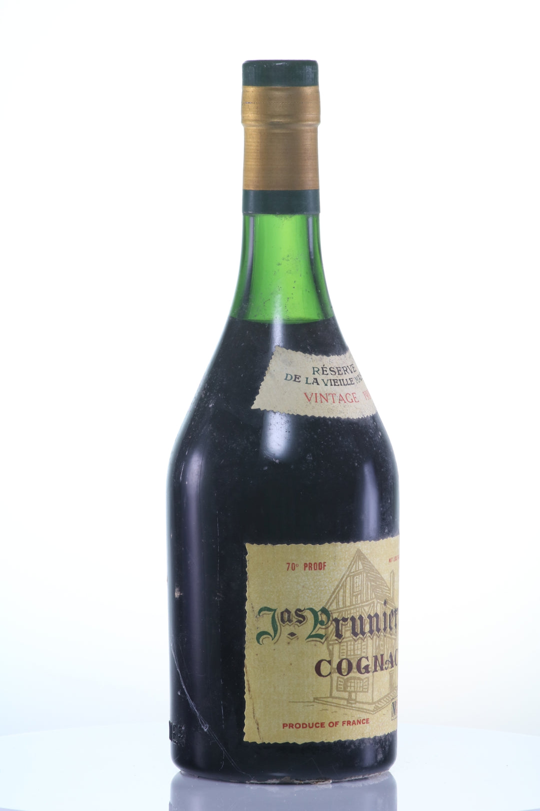 1900 Prunier Reserve de la Vieille Maison Vintage Cognac - legendaryvintages