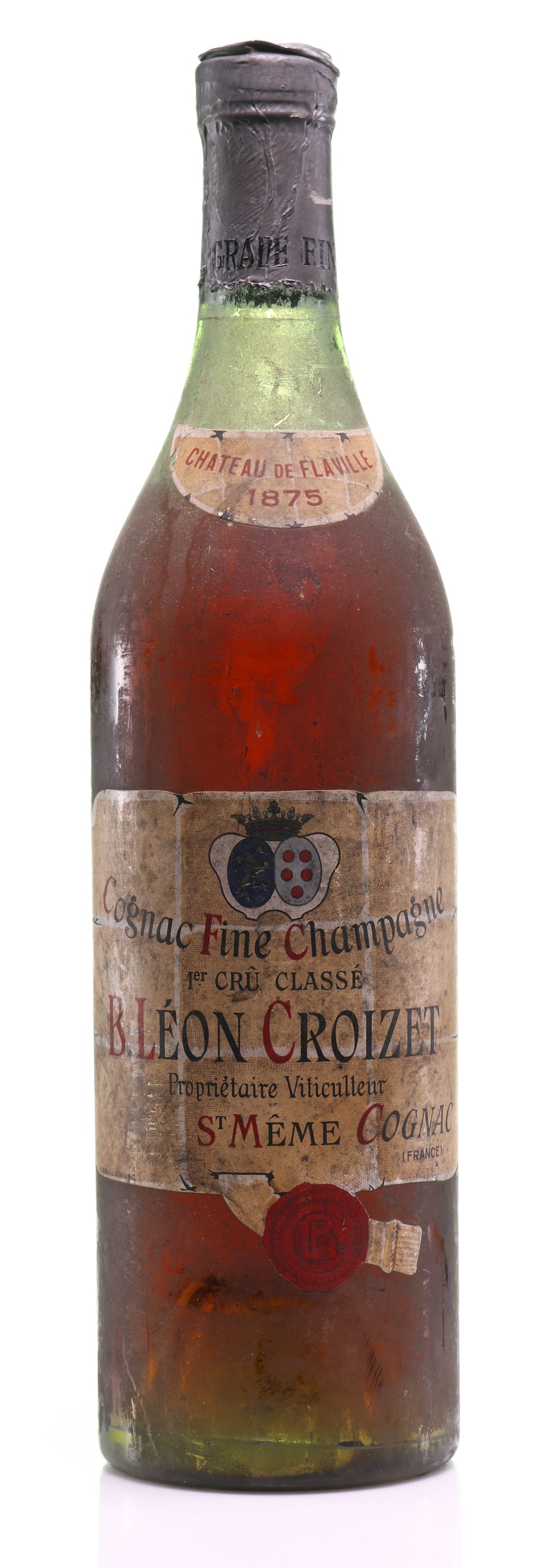 1875 Croizet Chateau de Flaville Grande Fine Champagne Cognac - legendaryvintages