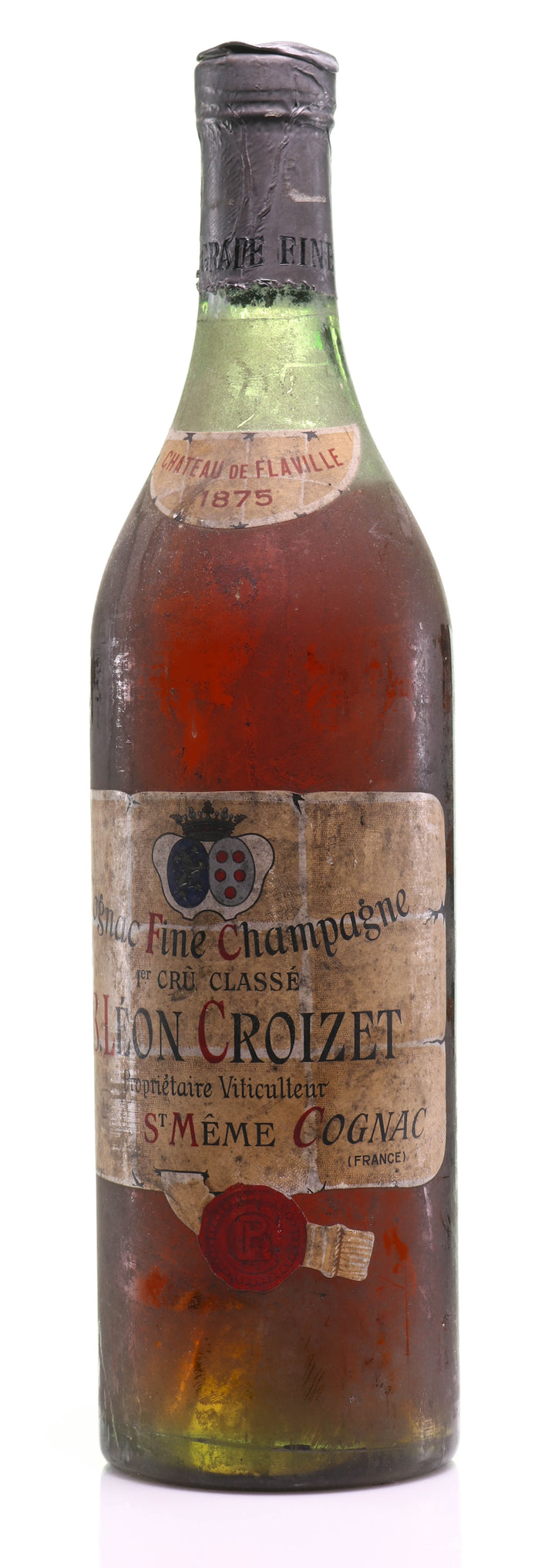 1875 Croizet Chateau de Flaville Grande Fine Champagne Cognac - legendaryvintages