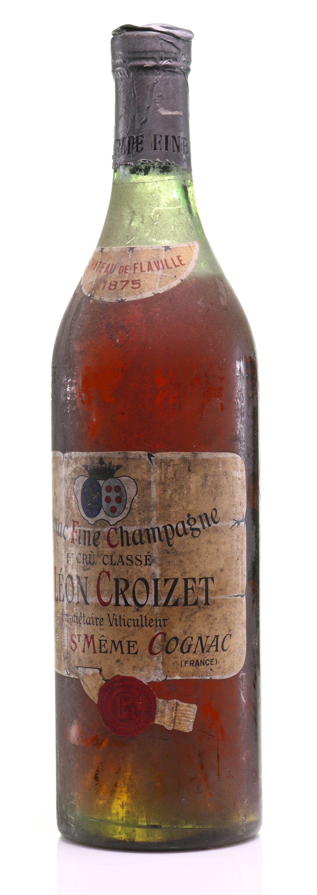 1875 Croizet Chateau de Flaville Grande Fine Champagne Cognac - legendaryvintages